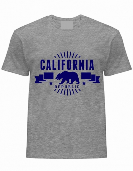 T-Shirt California, grau marine günstig kaufen